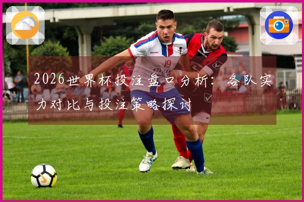 2026世界杯投注盘口分析：各队实力对比与投注策略探讨